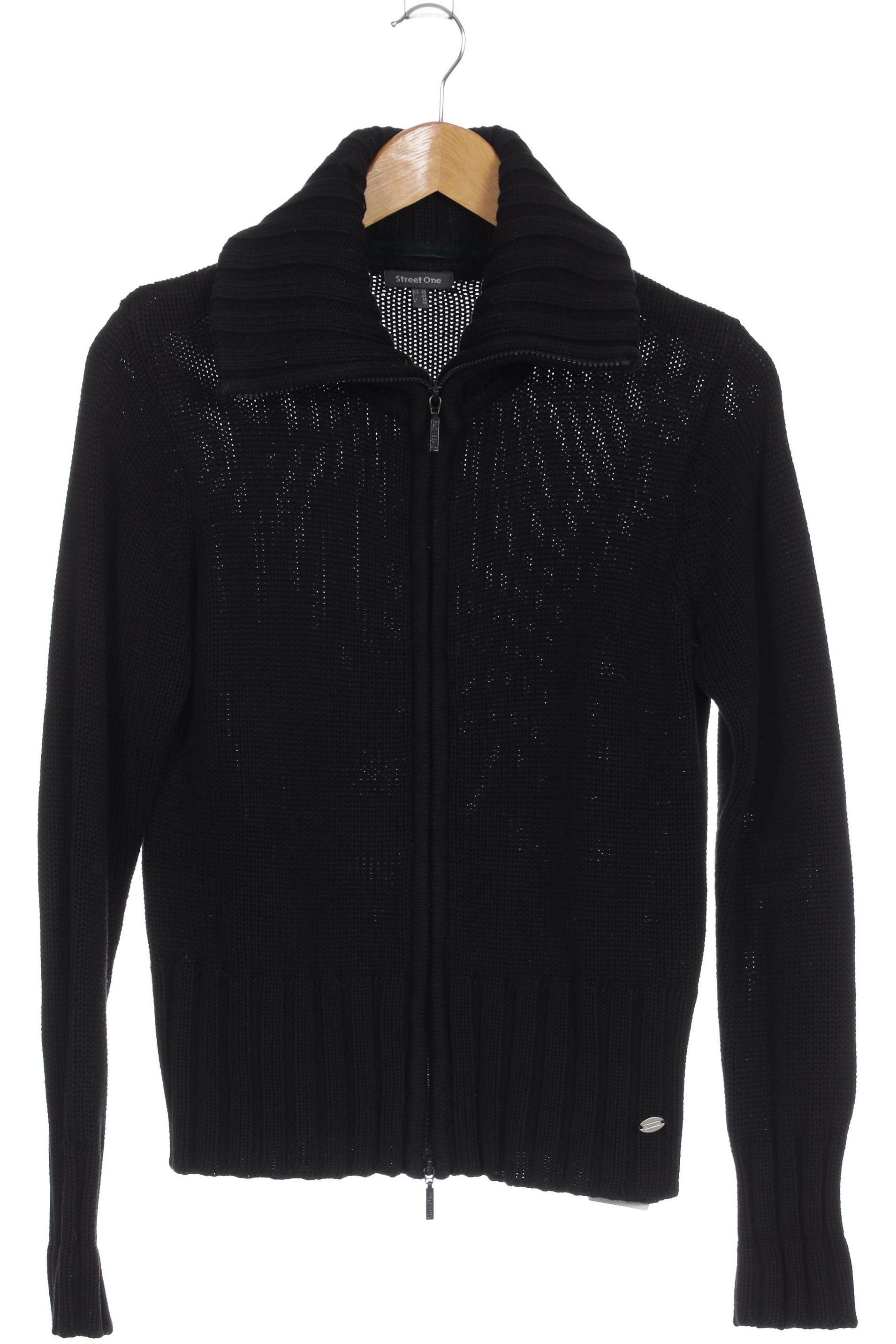 

Street One Damen Strickjacke, schwarz, Gr. 40