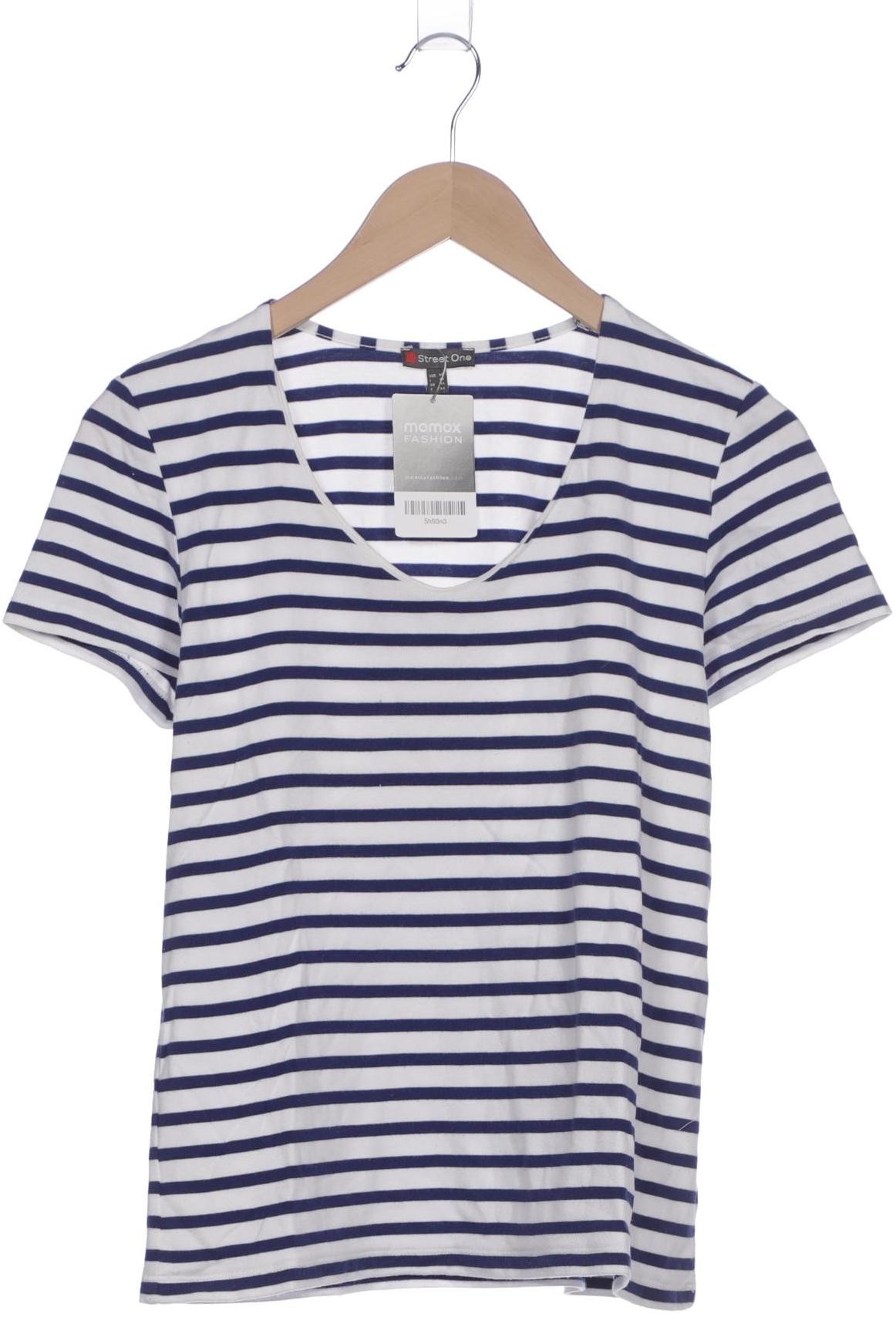 

Street One Damen T-Shirt, blau, Gr. 40