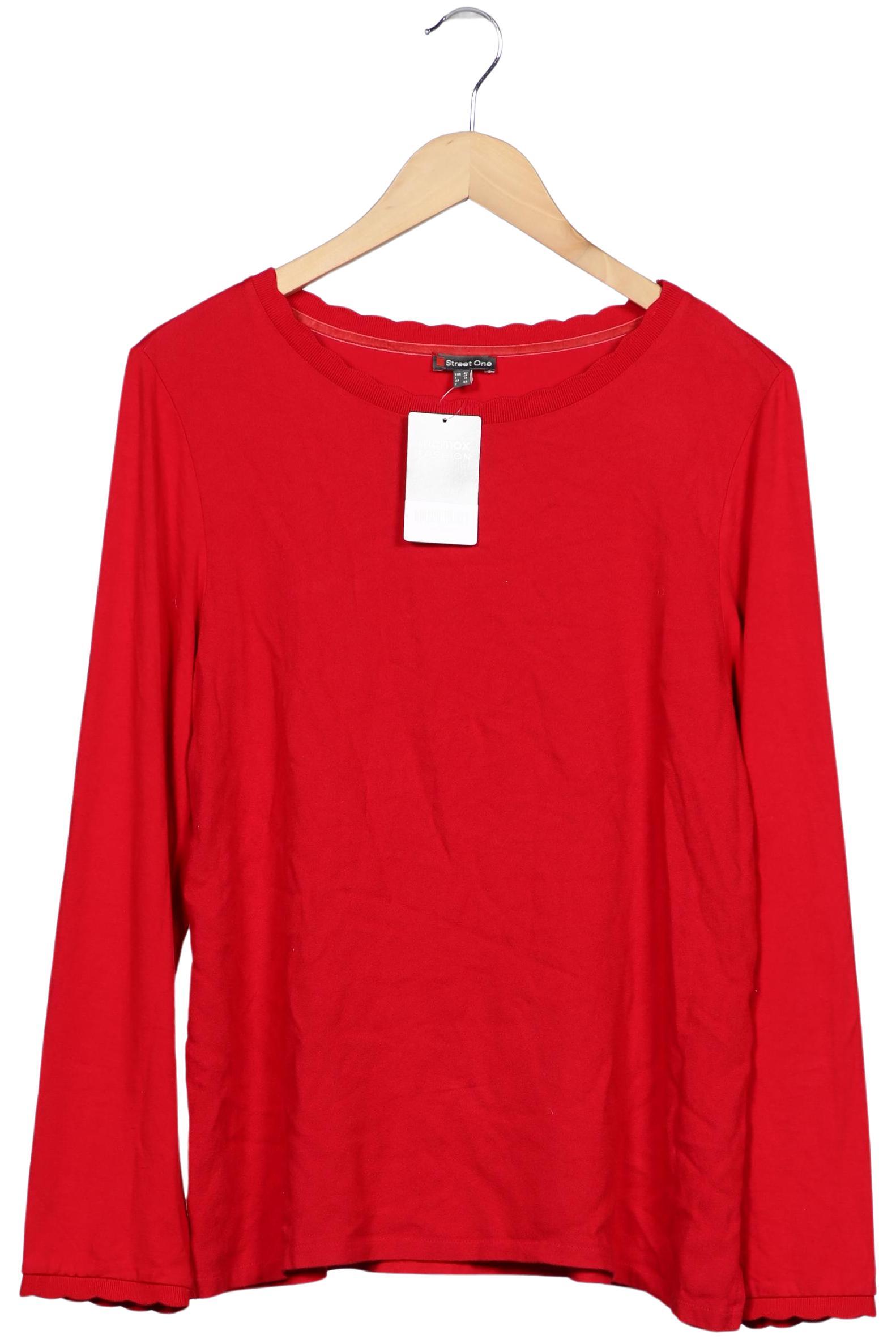 

Street One Damen Langarmshirt, rot, Gr. 44