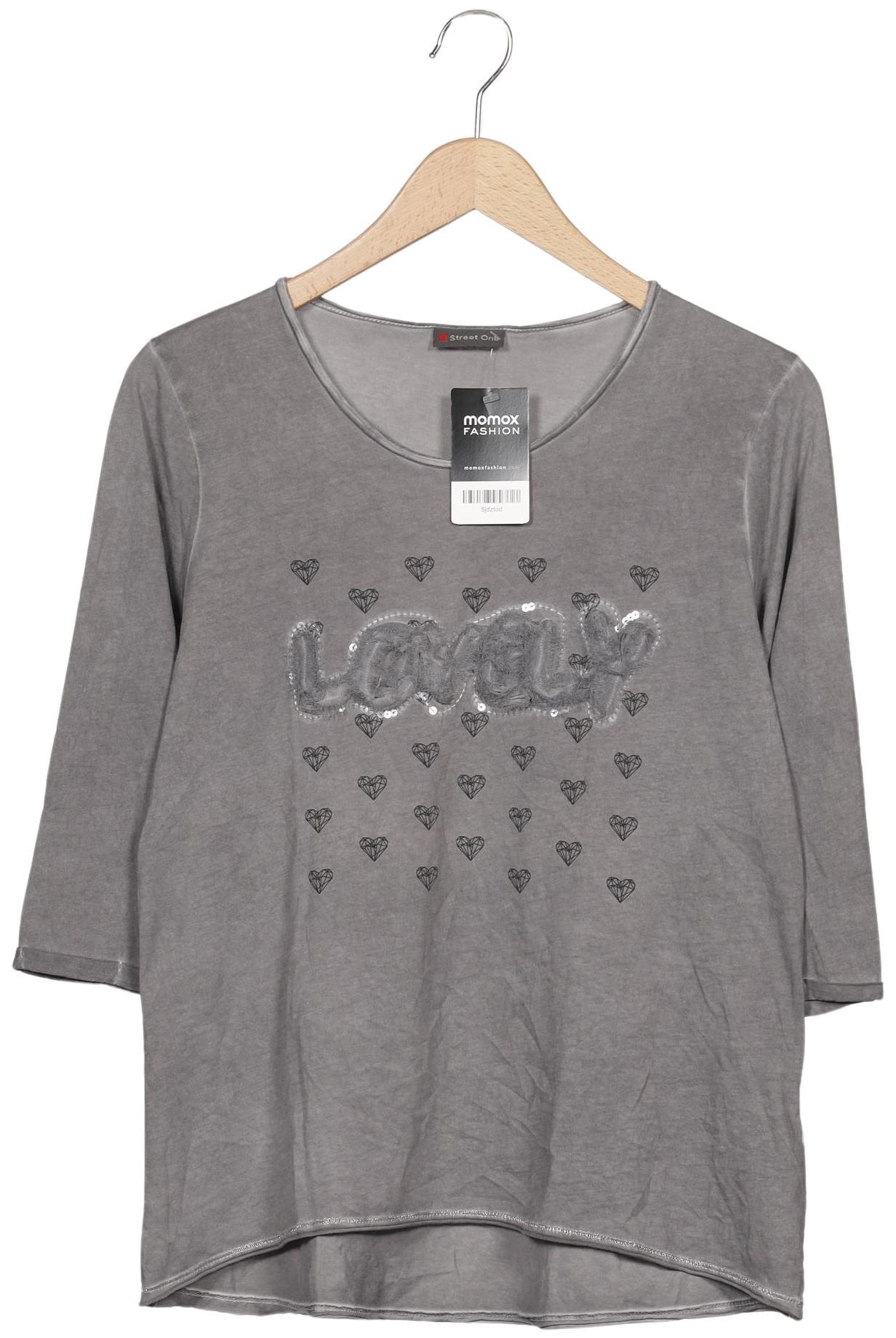 

Street One Damen Langarmshirt, grau, Gr. 40