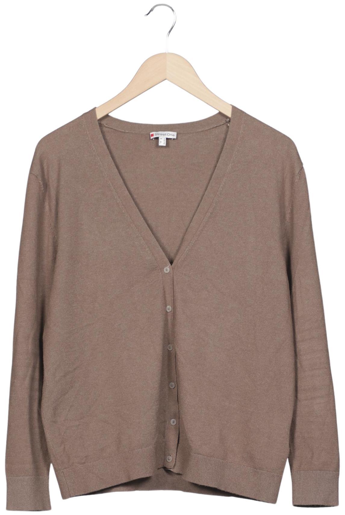 

Street One Damen Strickjacke, braun, Gr. 38
