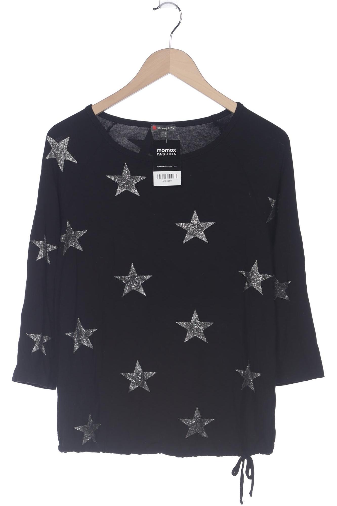 

Street One Damen Langarmshirt, schwarz, Gr. 38