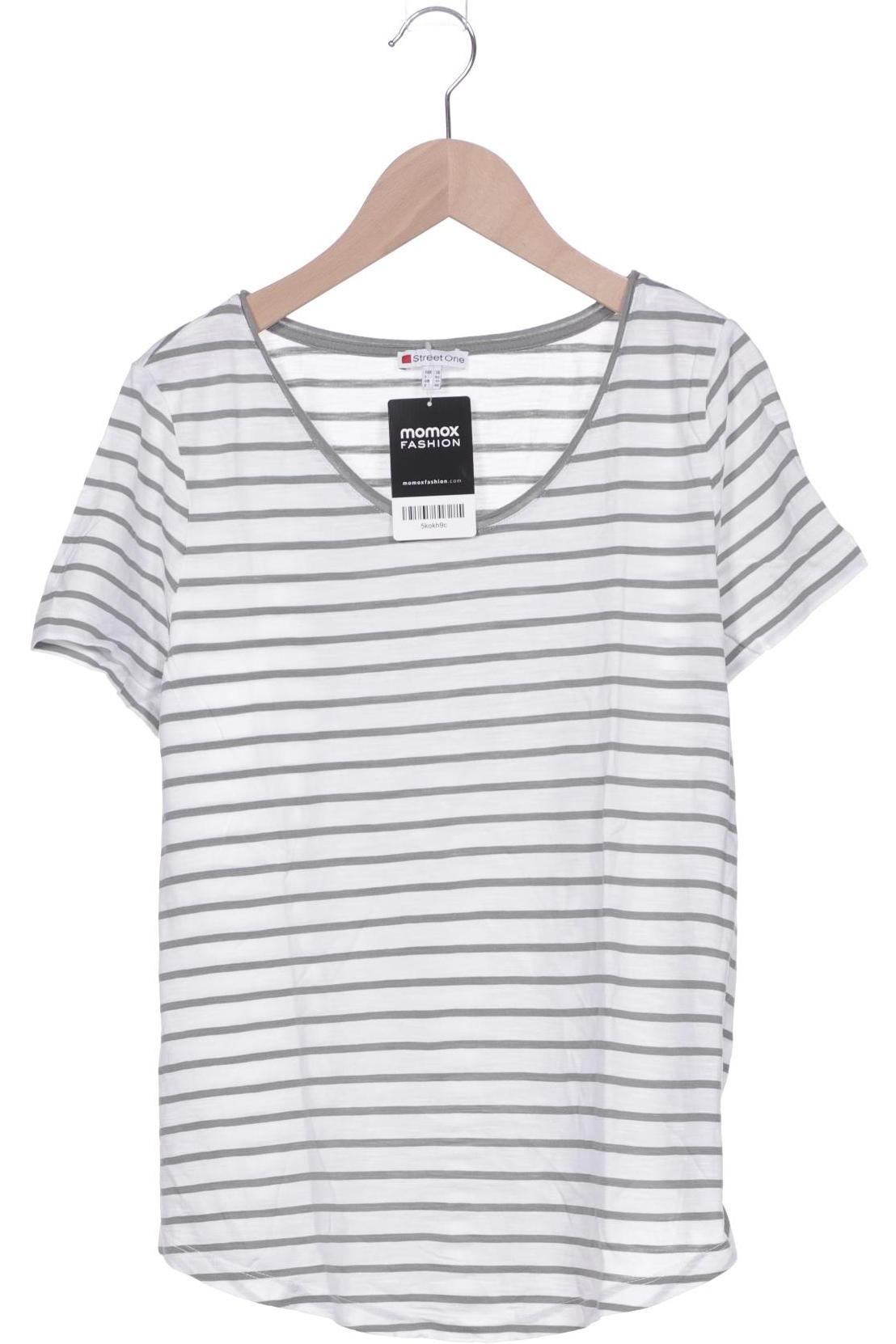 

Street One Damen T-Shirt, weiß, Gr. 38