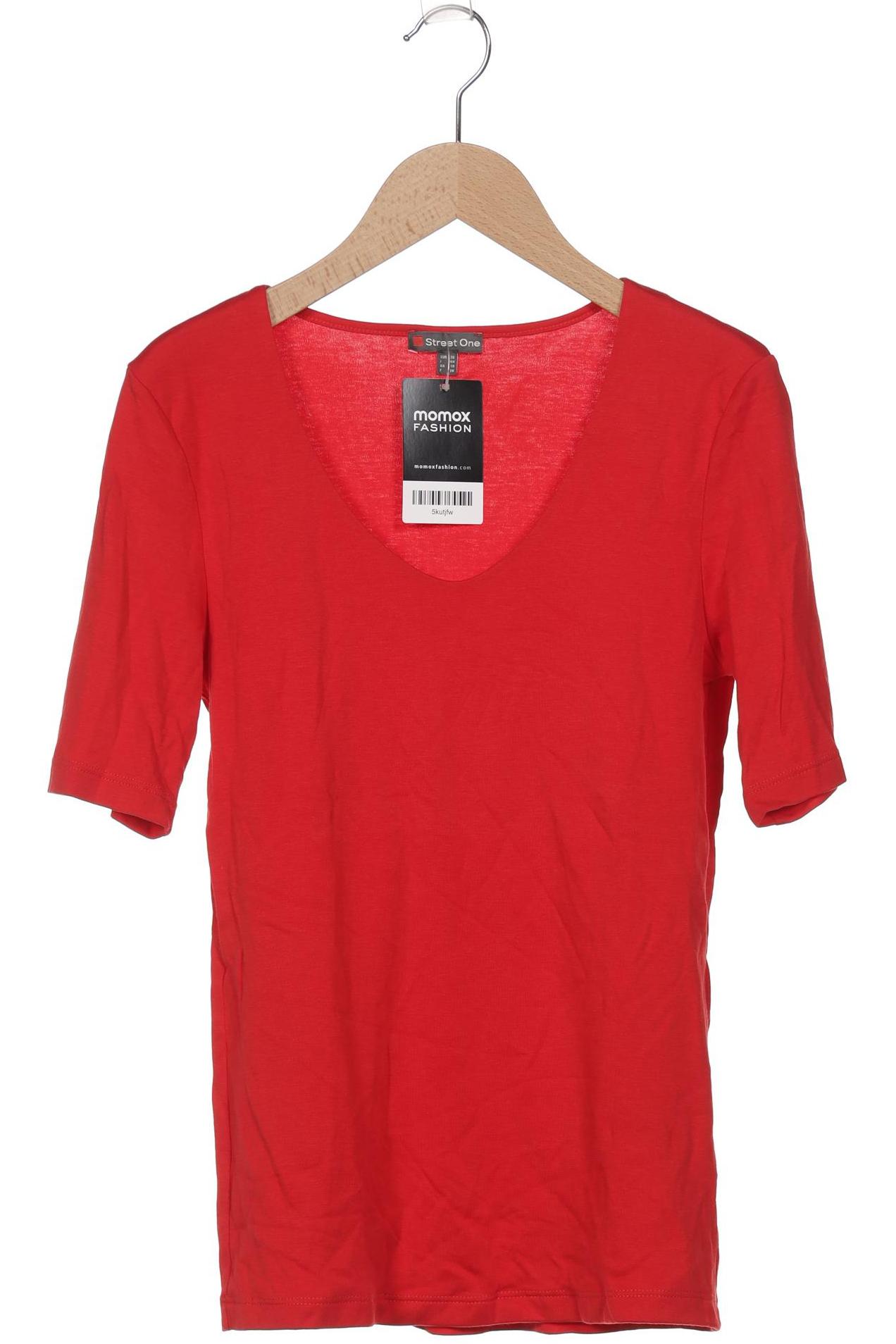 

Street One Damen T-Shirt, rot, Gr. 36