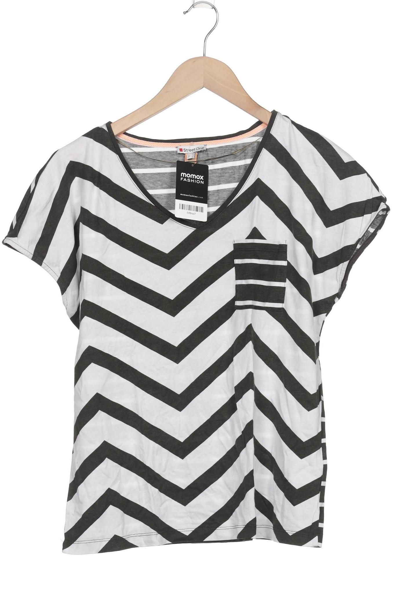 

Street One Damen T-Shirt, weiß, Gr. 40