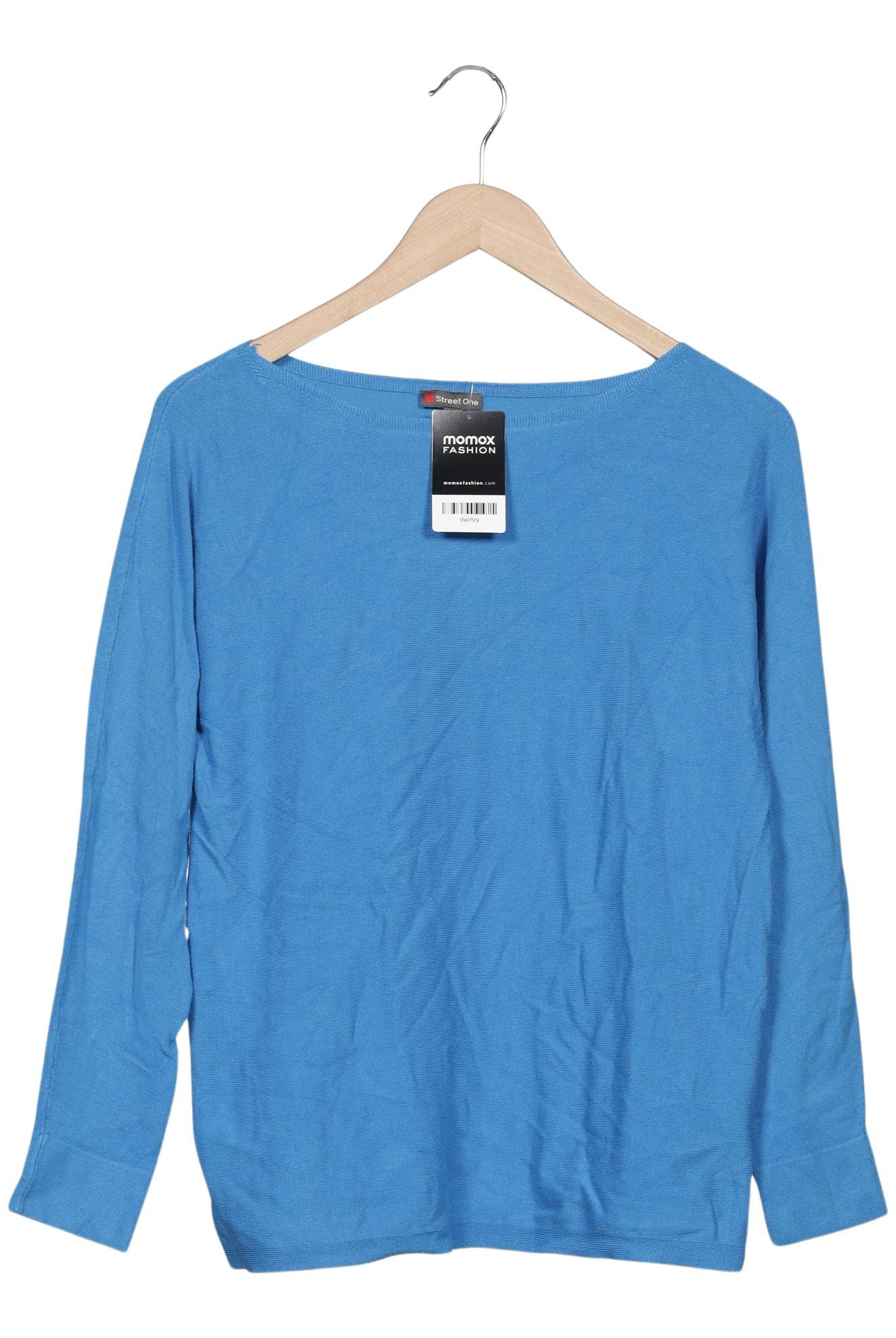 

Street One Damen Pullover, blau, Gr. 40