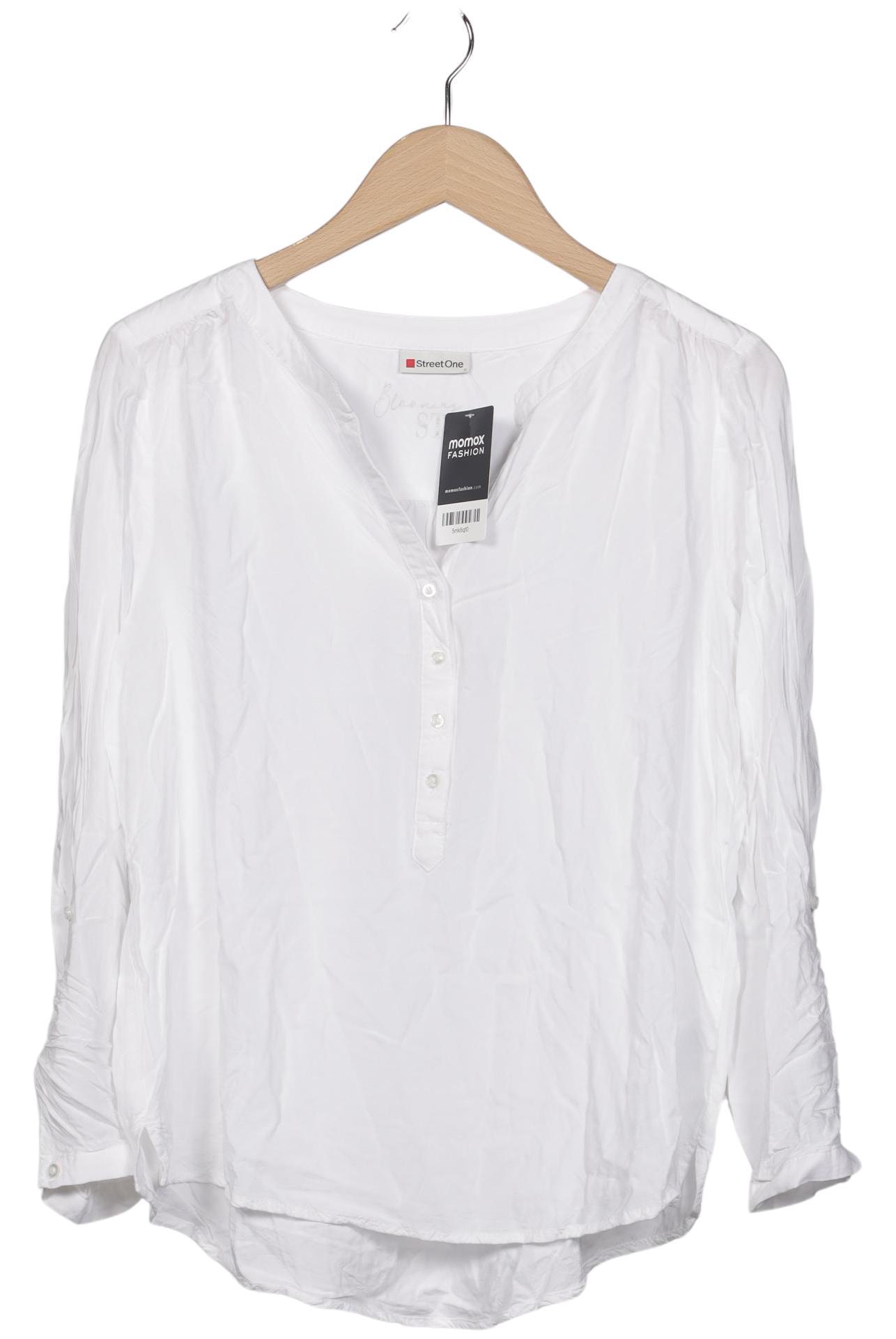 

Street One Damen Langarmshirt, weiß, Gr. 40