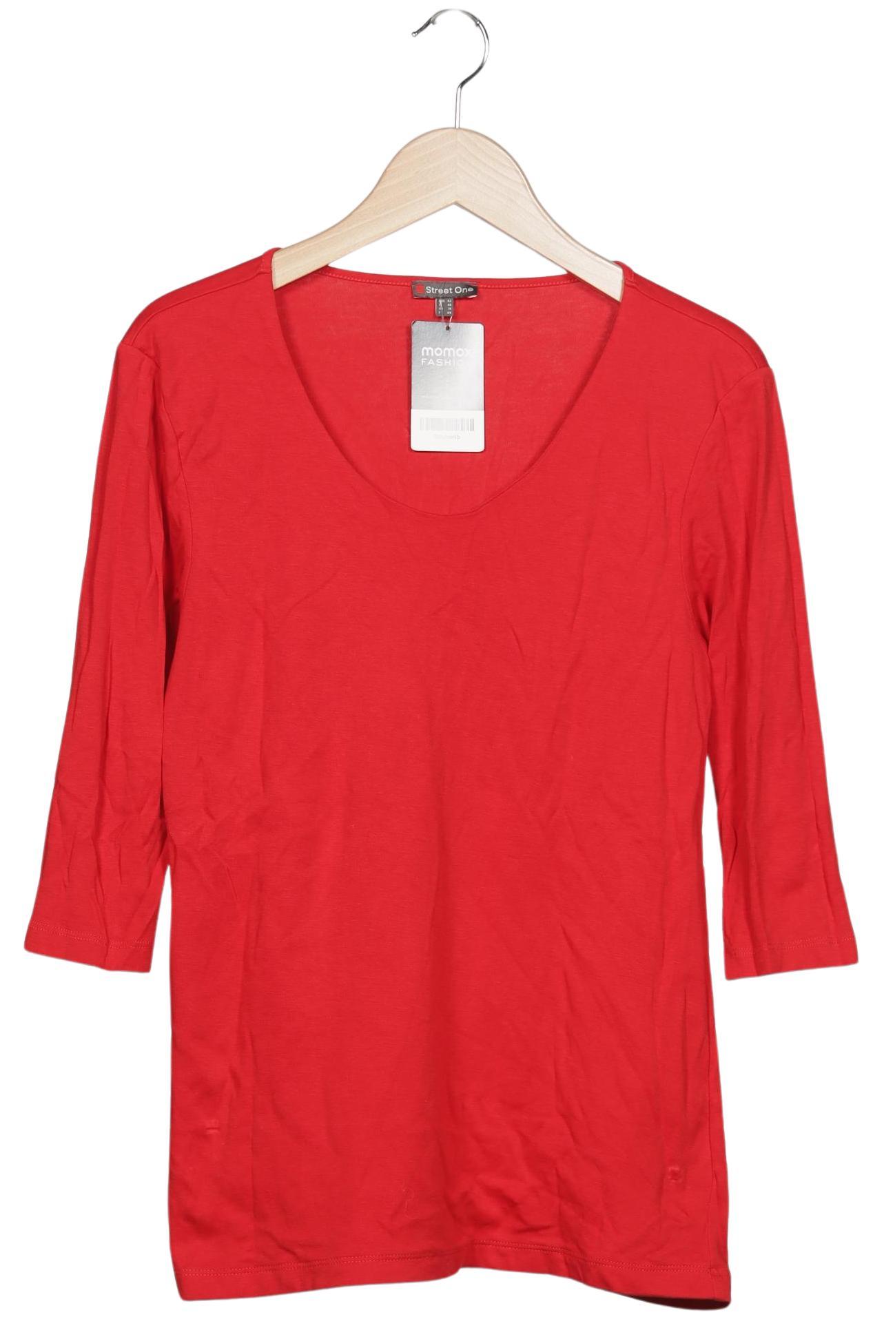 

Street One Damen Langarmshirt, rot, Gr. 42