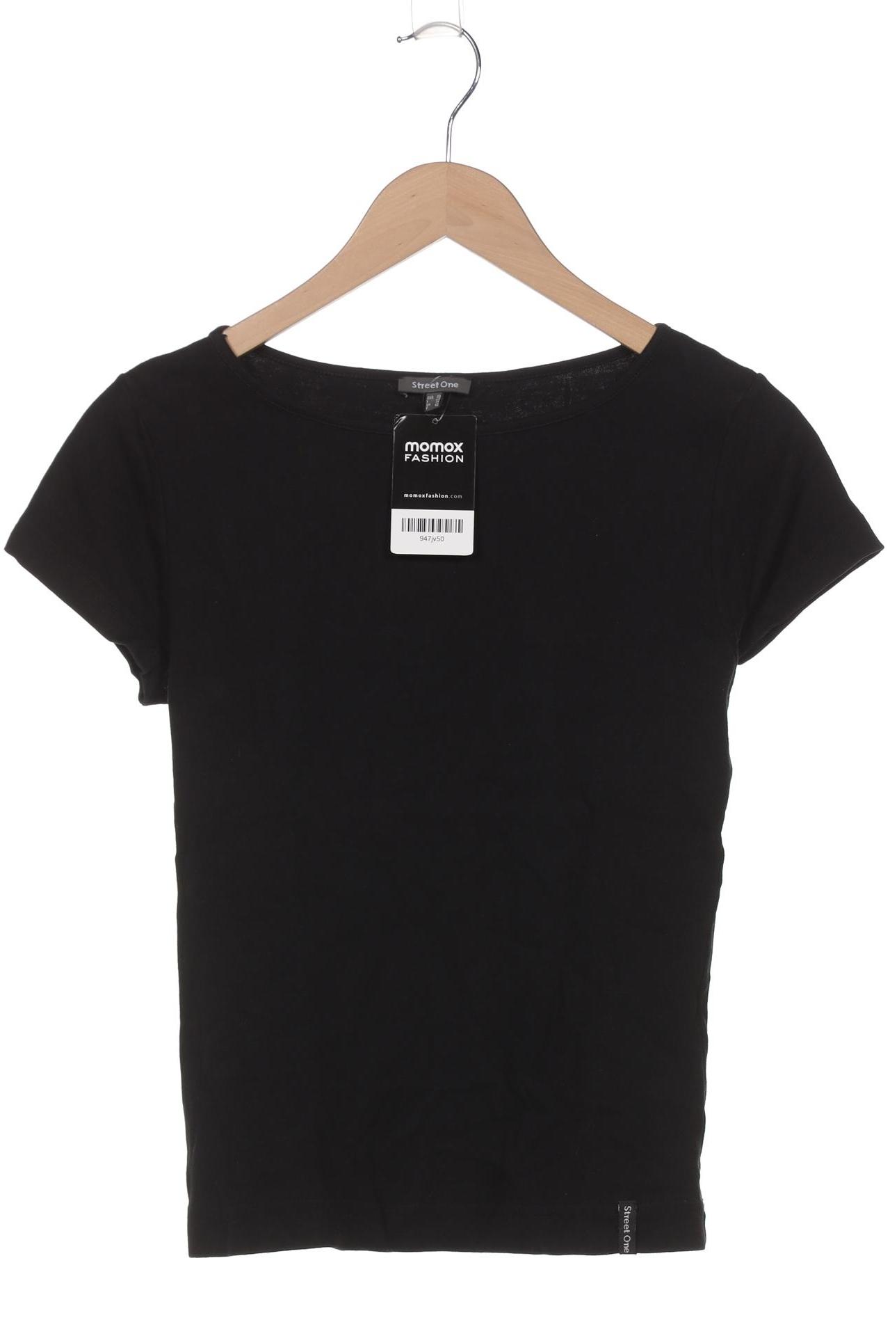 

Street One Damen T-Shirt, schwarz, Gr. 40