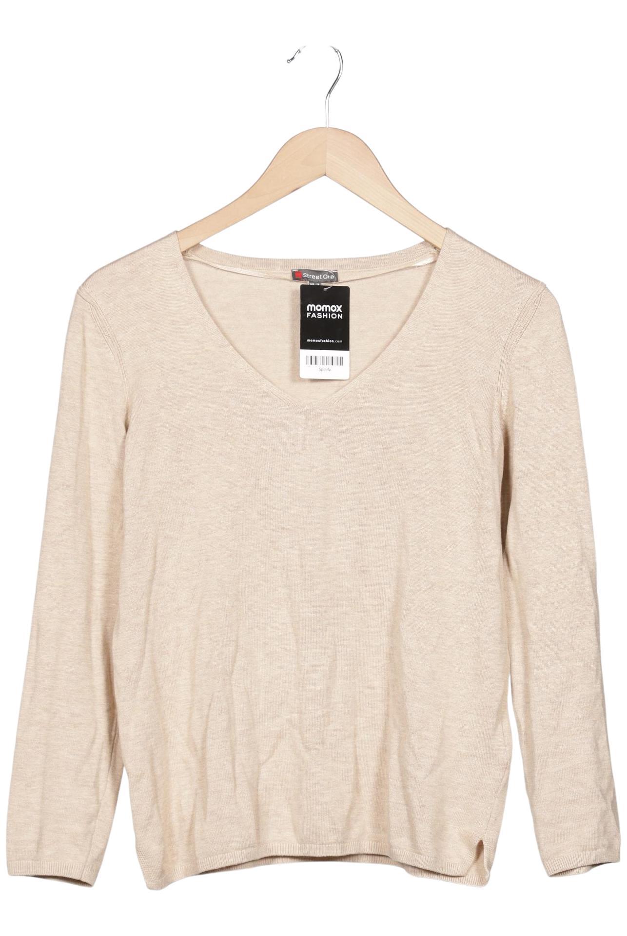 

Street One Damen Pullover, beige, Gr. 34