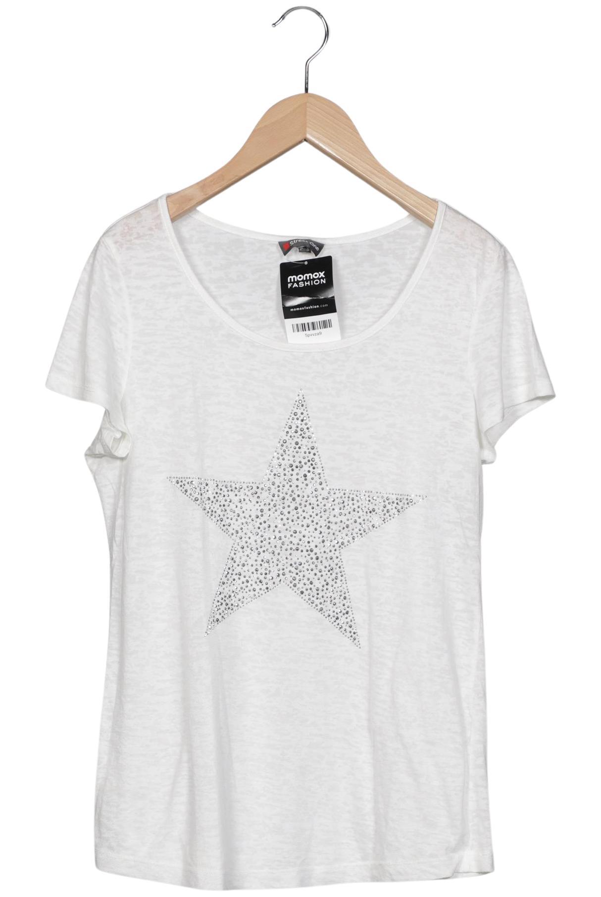 

Street One Damen T-Shirt, weiß, Gr. 38