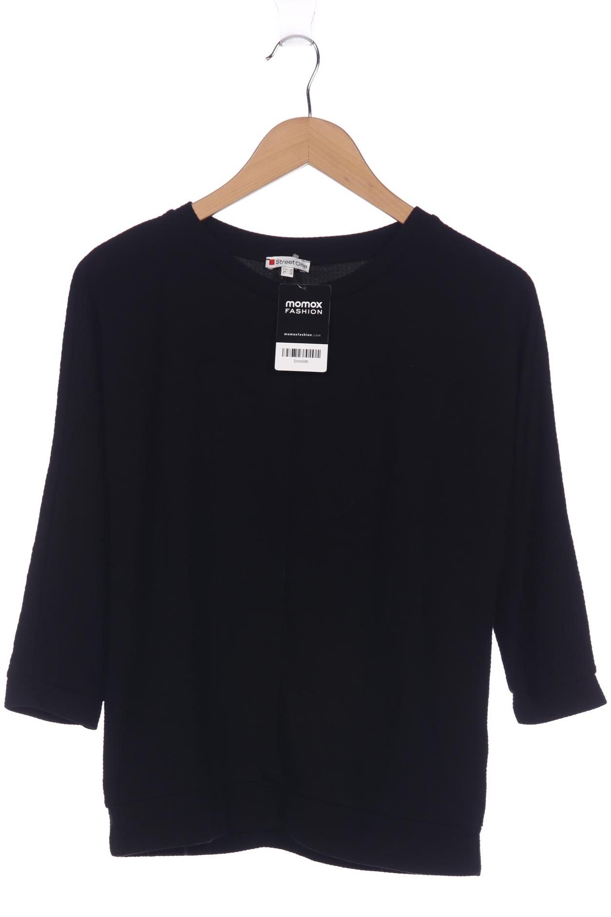 

Street One Damen Sweatshirt, schwarz, Gr. 38