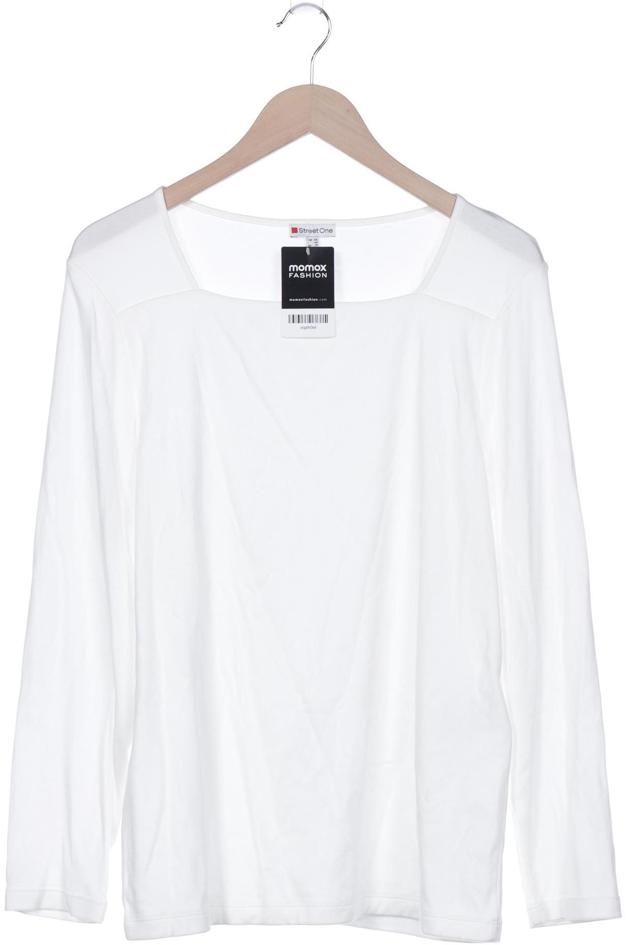 

Street One Damen Langarmshirt, weiß, Gr. 44