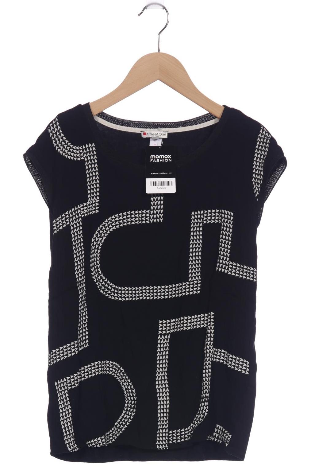 

Street One Damen T-Shirt, schwarz, Gr. 36