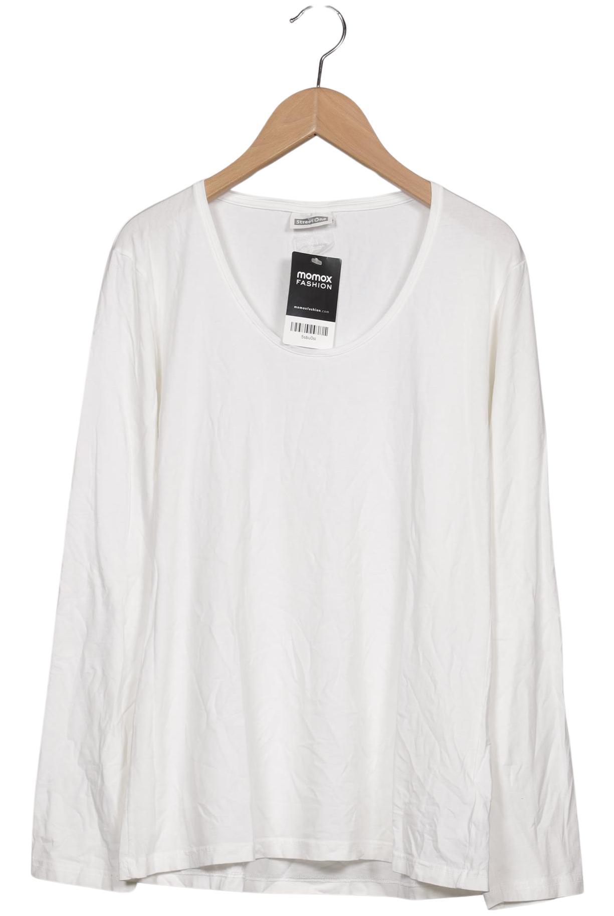 

Street One Damen Langarmshirt, weiß, Gr. 44