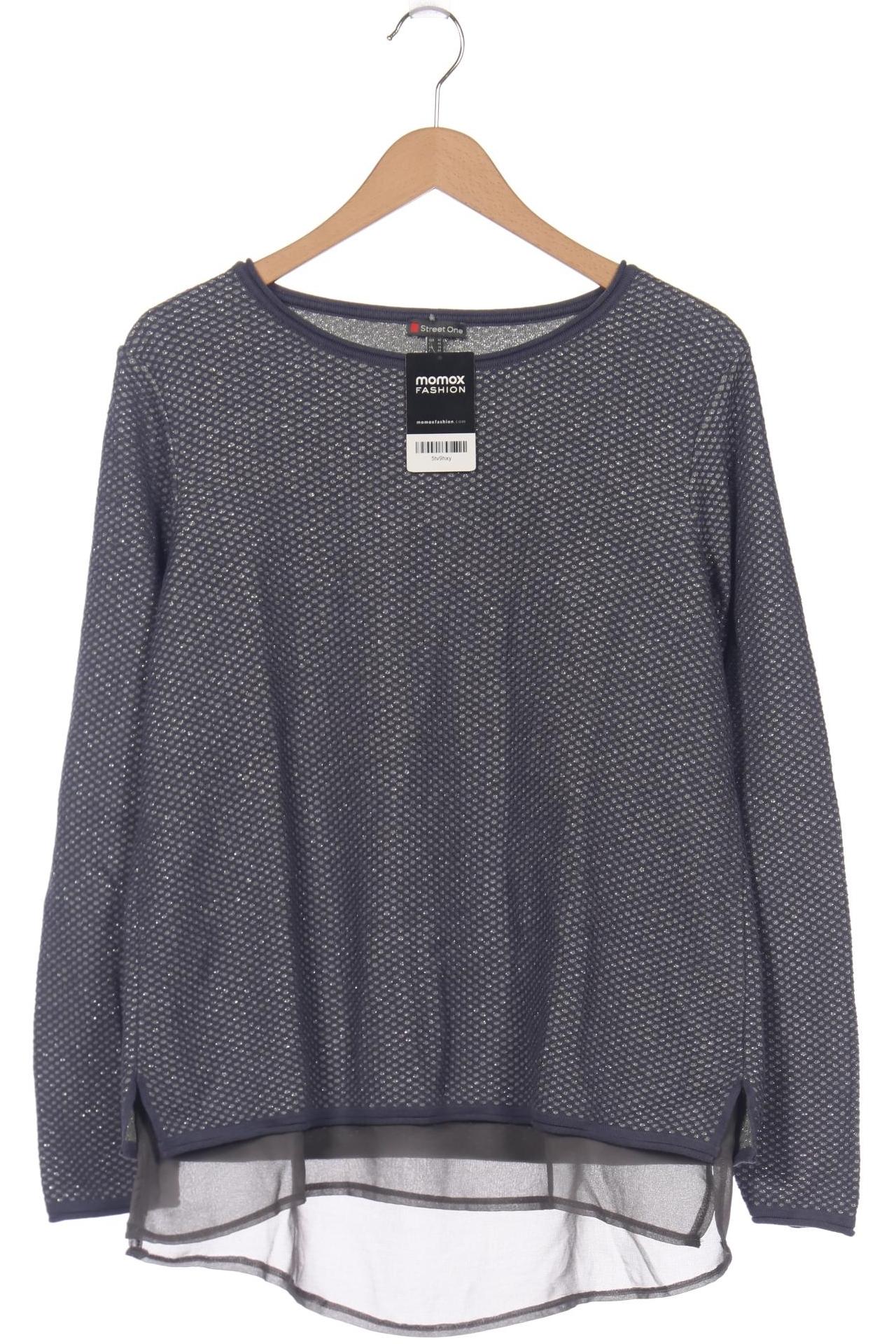 

Street One Damen Pullover, blau, Gr. 42