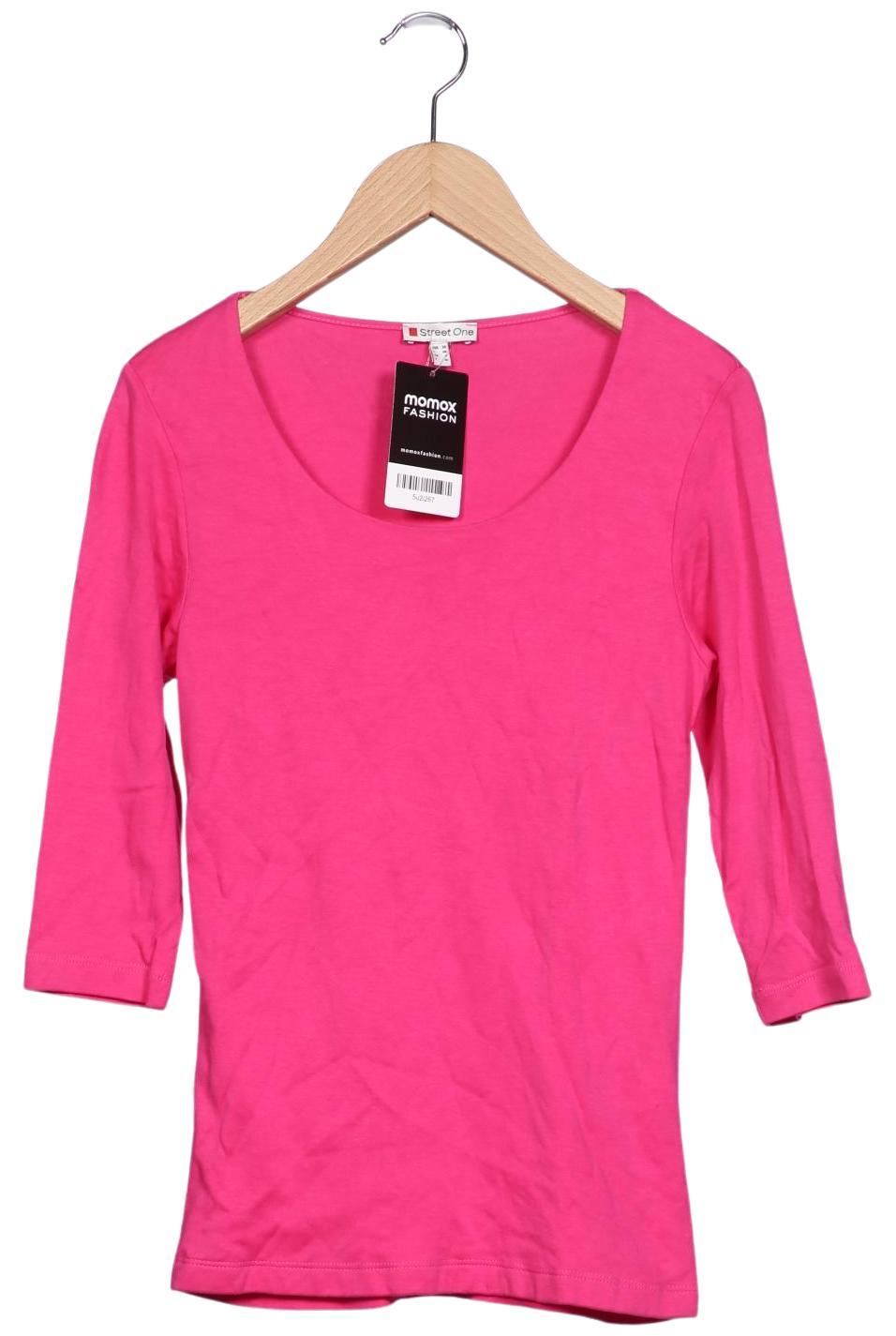 

Street One Damen Langarmshirt, pink, Gr. 34