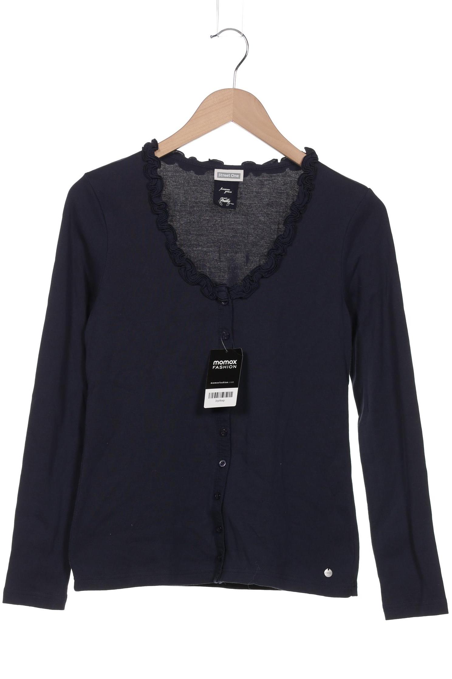 

Street One Damen Strickjacke, marineblau, Gr. 40