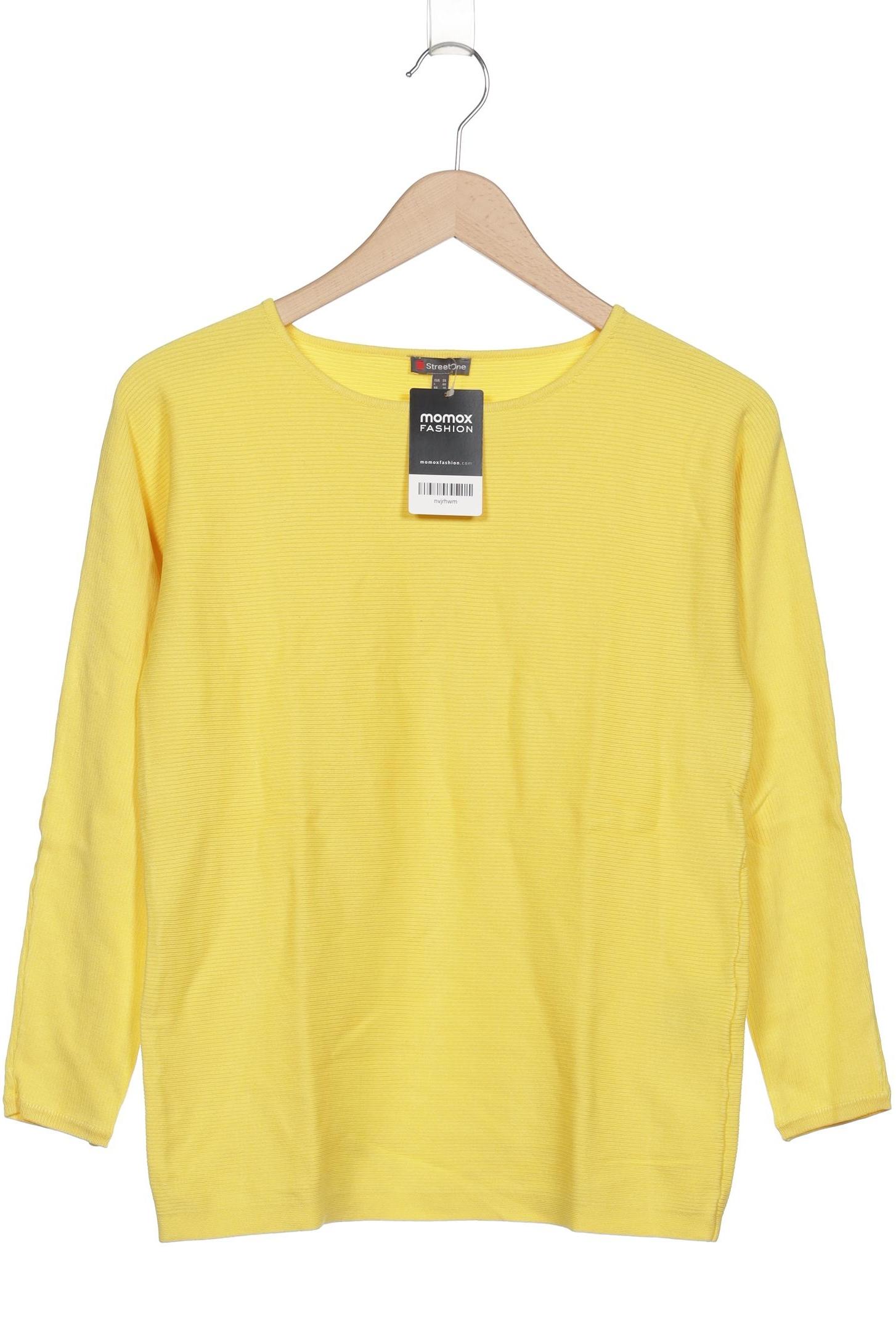 

Street One Damen Pullover, gelb, Gr. 36