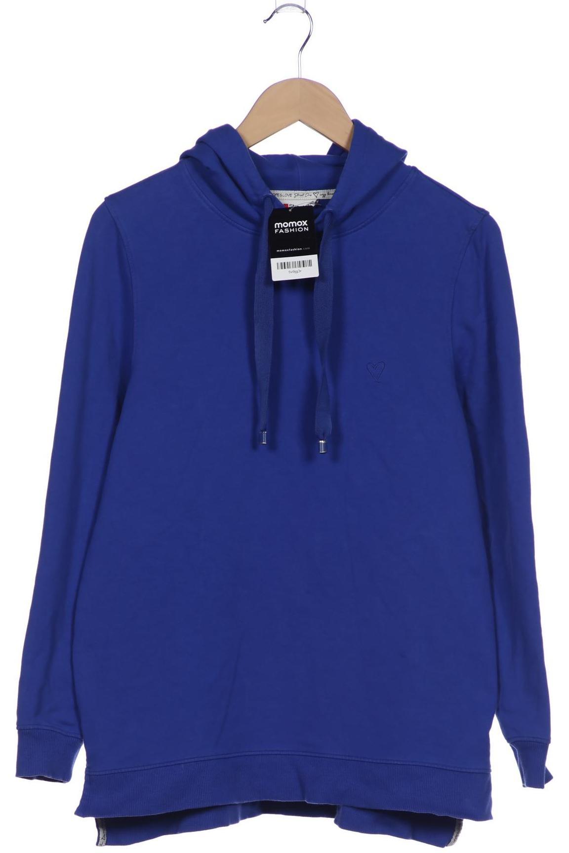

Street One Damen Kapuzenpullover, blau, Gr. 36