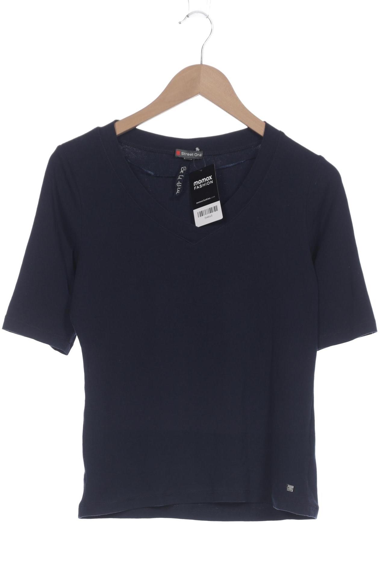 

Street One Damen T-Shirt, marineblau, Gr. 38