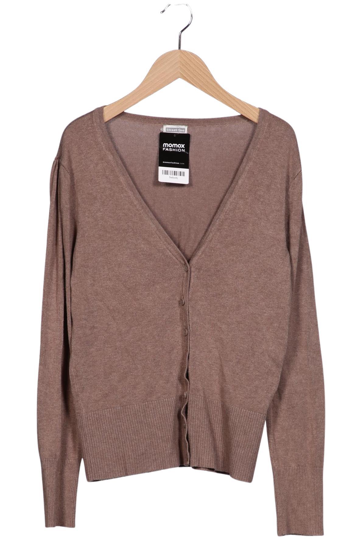 

Street One Damen Strickjacke, braun, Gr. 40
