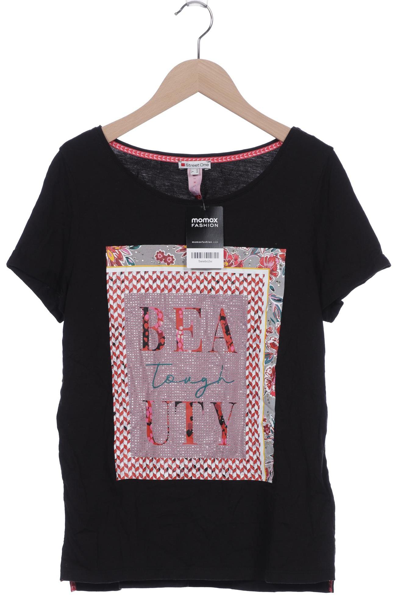 

Street One Damen T-Shirt, schwarz