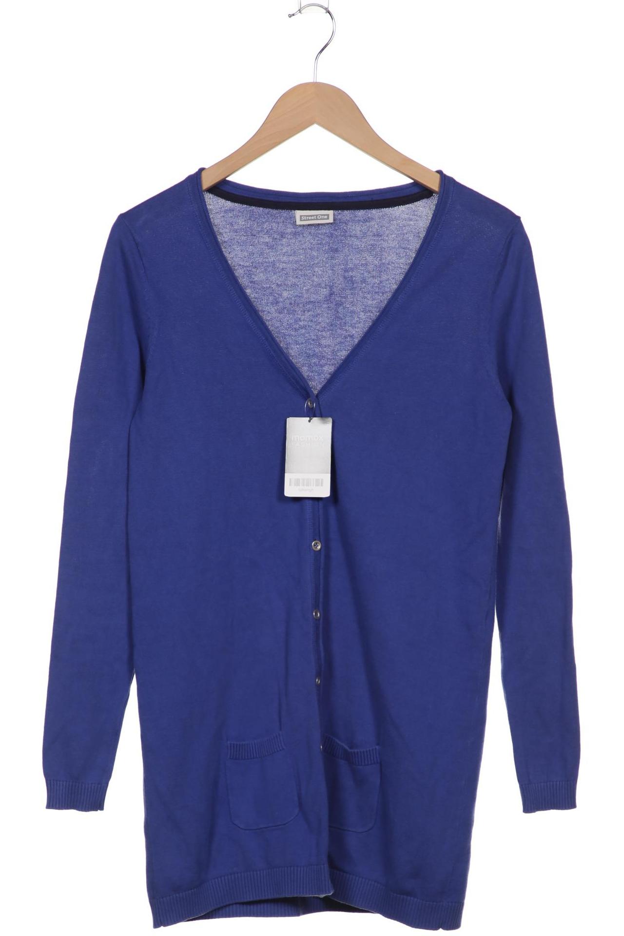 

Street One Damen Strickjacke, blau, Gr. 36