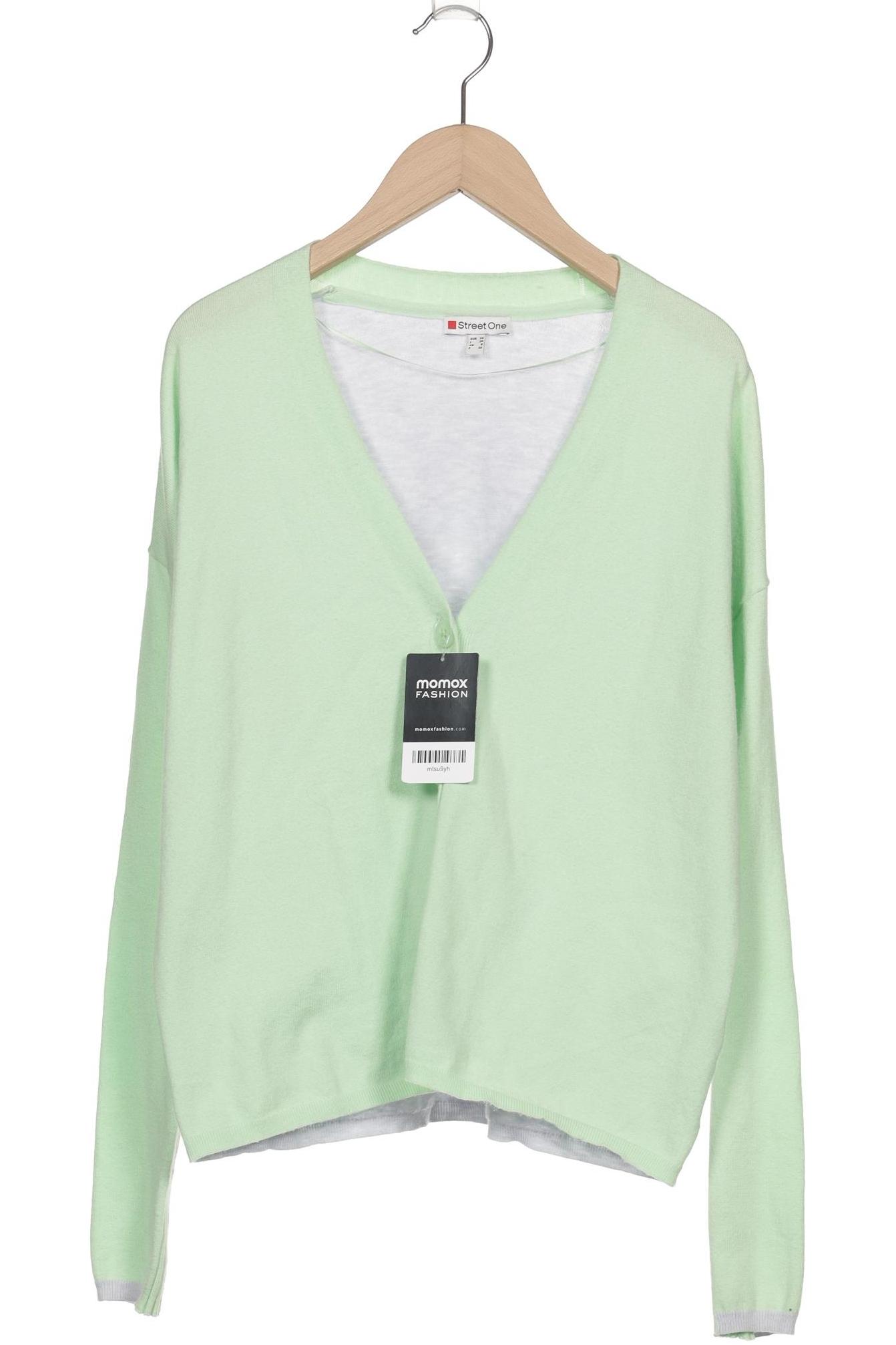 

Street One Damen Strickjacke, hellgrün, Gr. 34