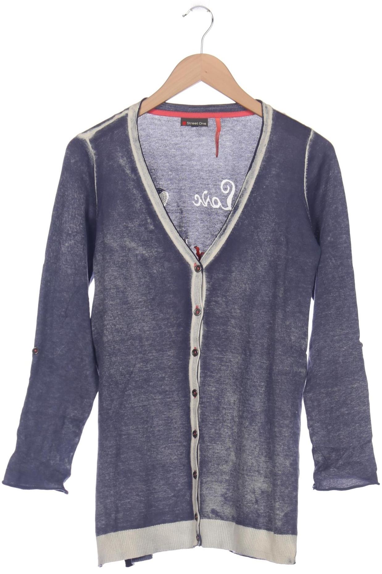 

Street One Damen Strickjacke, marineblau, Gr. 38