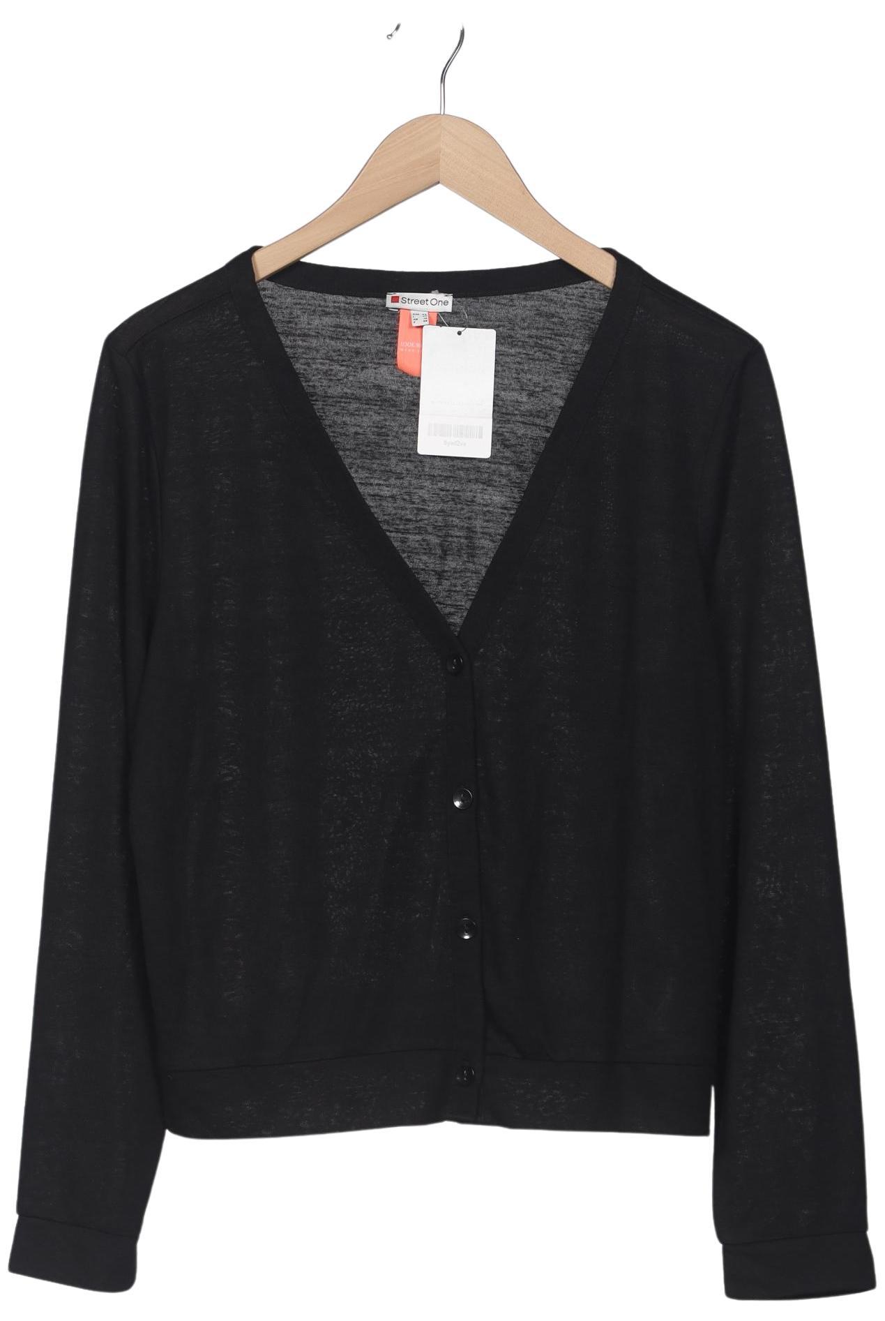 

Street One Damen Strickjacke, schwarz, Gr. 44