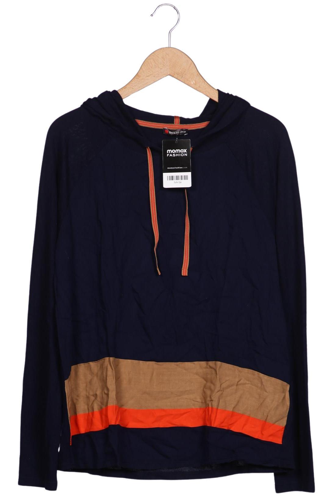 

Street One Damen Kapuzenpullover, marineblau, Gr. 42