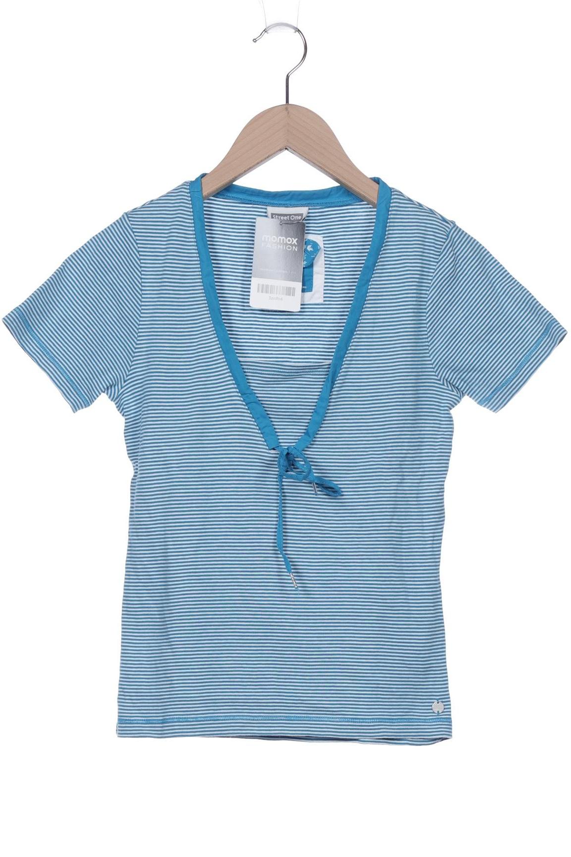 

Street One Damen T-Shirt, blau, Gr. 34