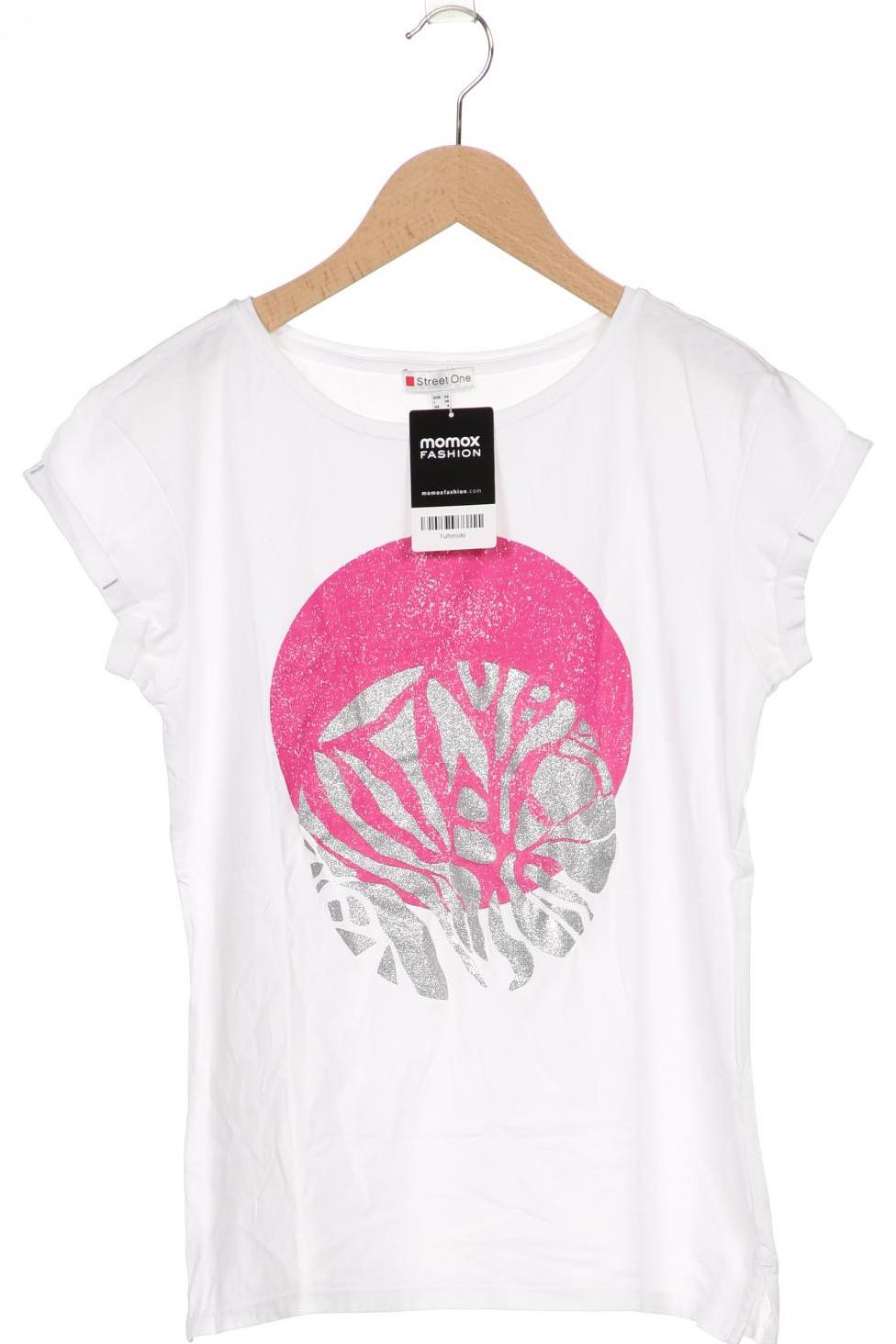 

Street One Damen T-Shirt, weiß, Gr. 34