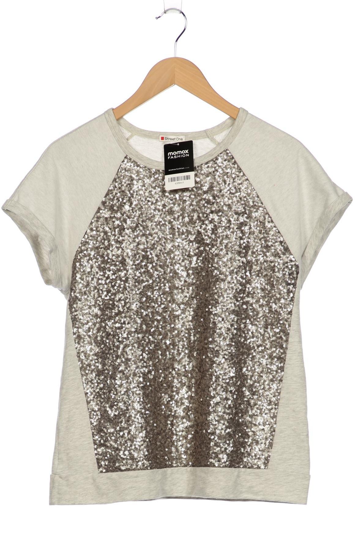 

Street One Damen T-Shirt, grau, Gr. 38
