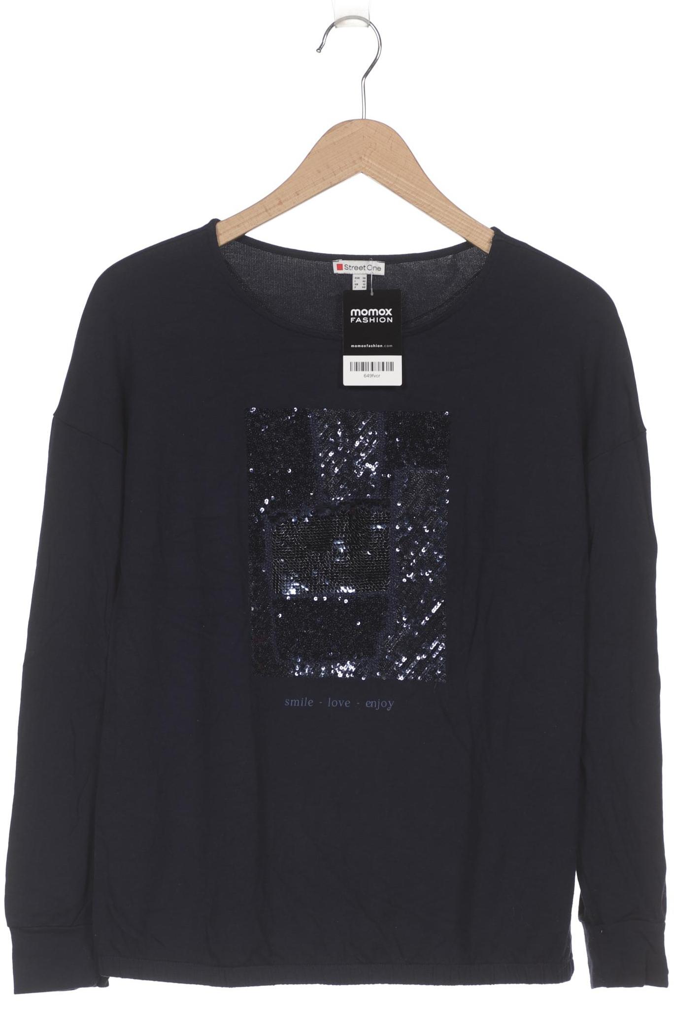 

Street One Damen Langarmshirt, marineblau, Gr. 38