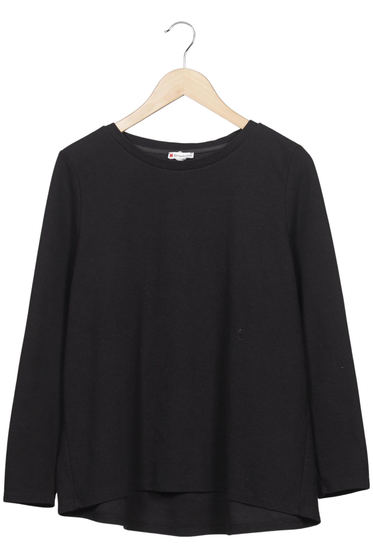 

Street One Damen Langarmshirt, schwarz, Gr. 42