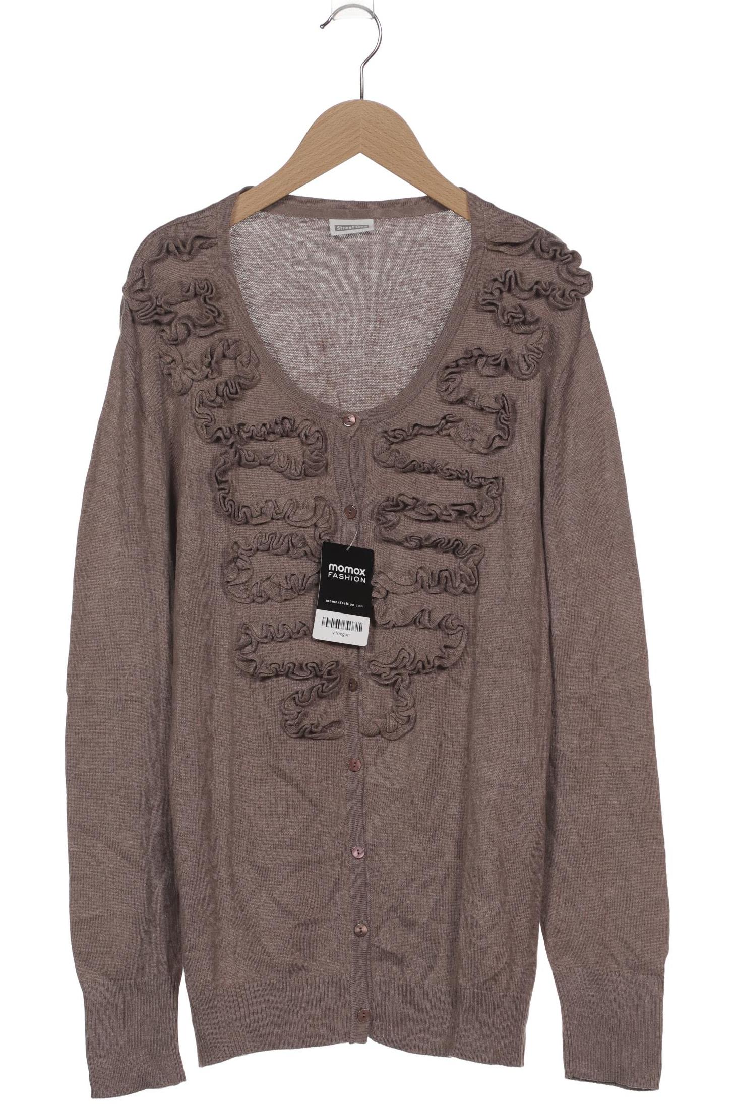 

Street One Damen Strickjacke, braun, Gr. 44