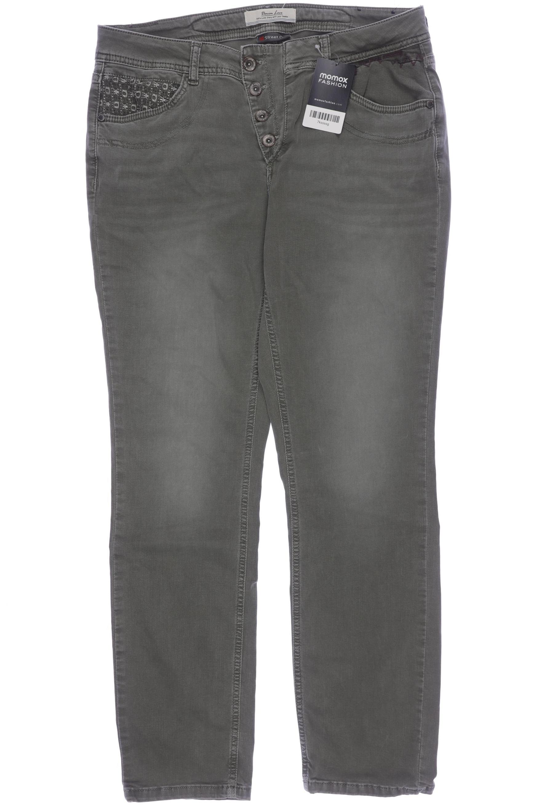 

Street One Damen Jeans, grün, Gr. 31
