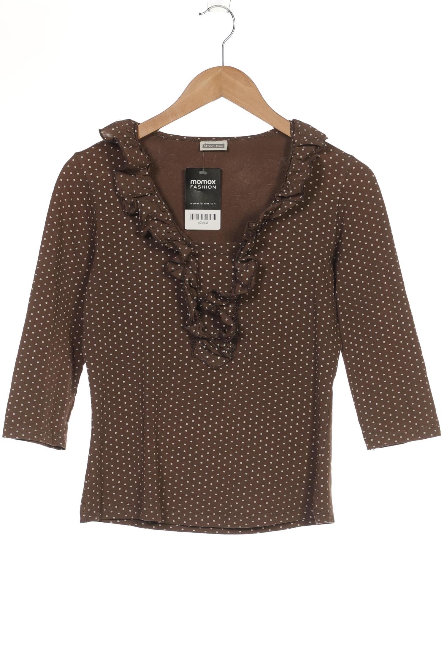 

Street One Damen Langarmshirt, braun, Gr. 40