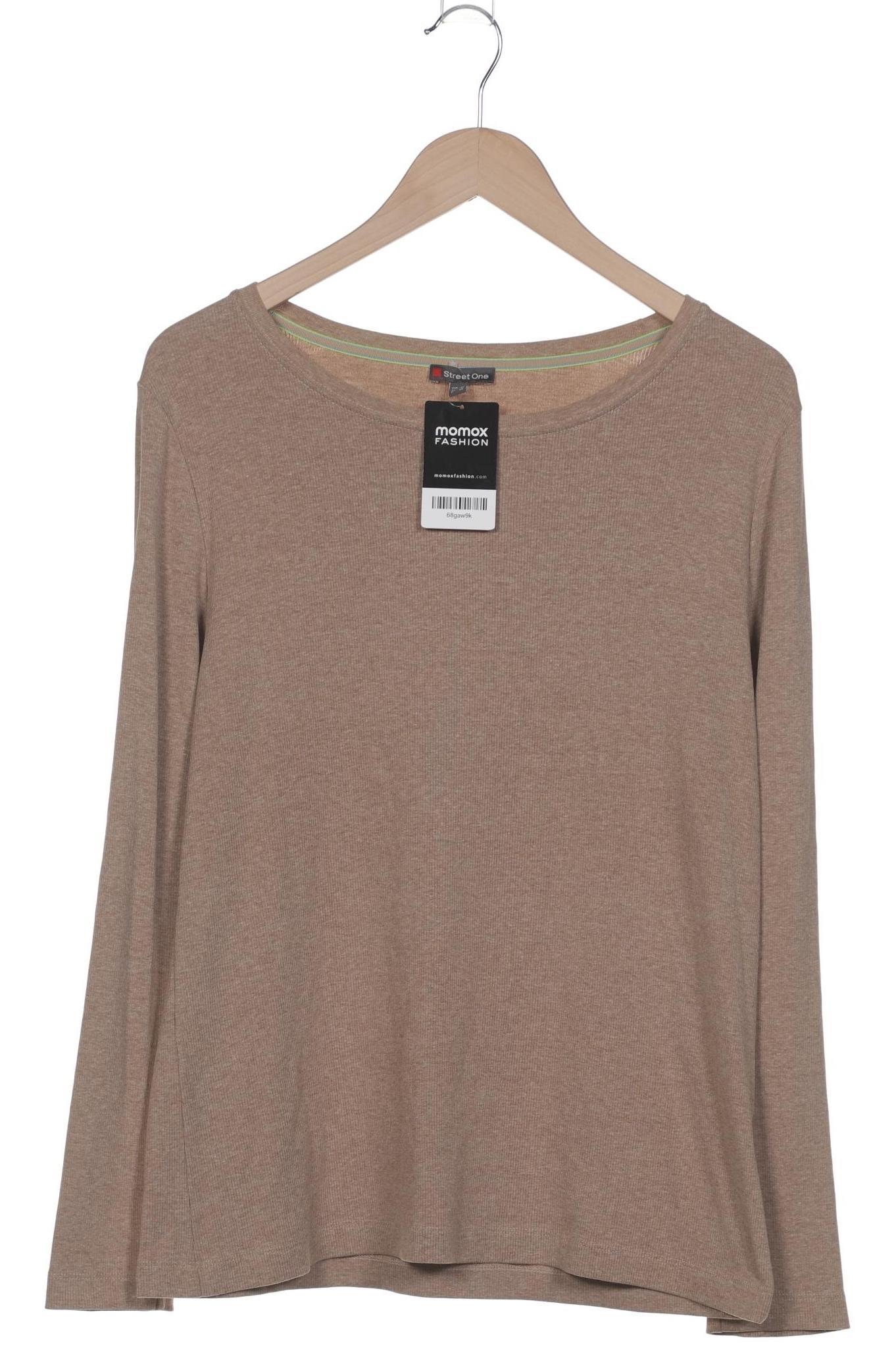 

Street One Damen Langarmshirt, braun, Gr. 44