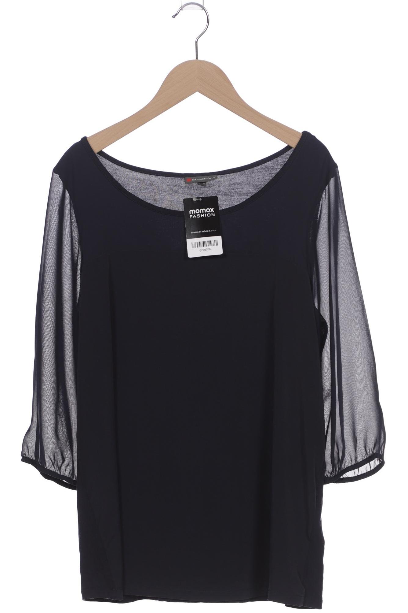 

Street One Damen Langarmshirt, marineblau, Gr. 38