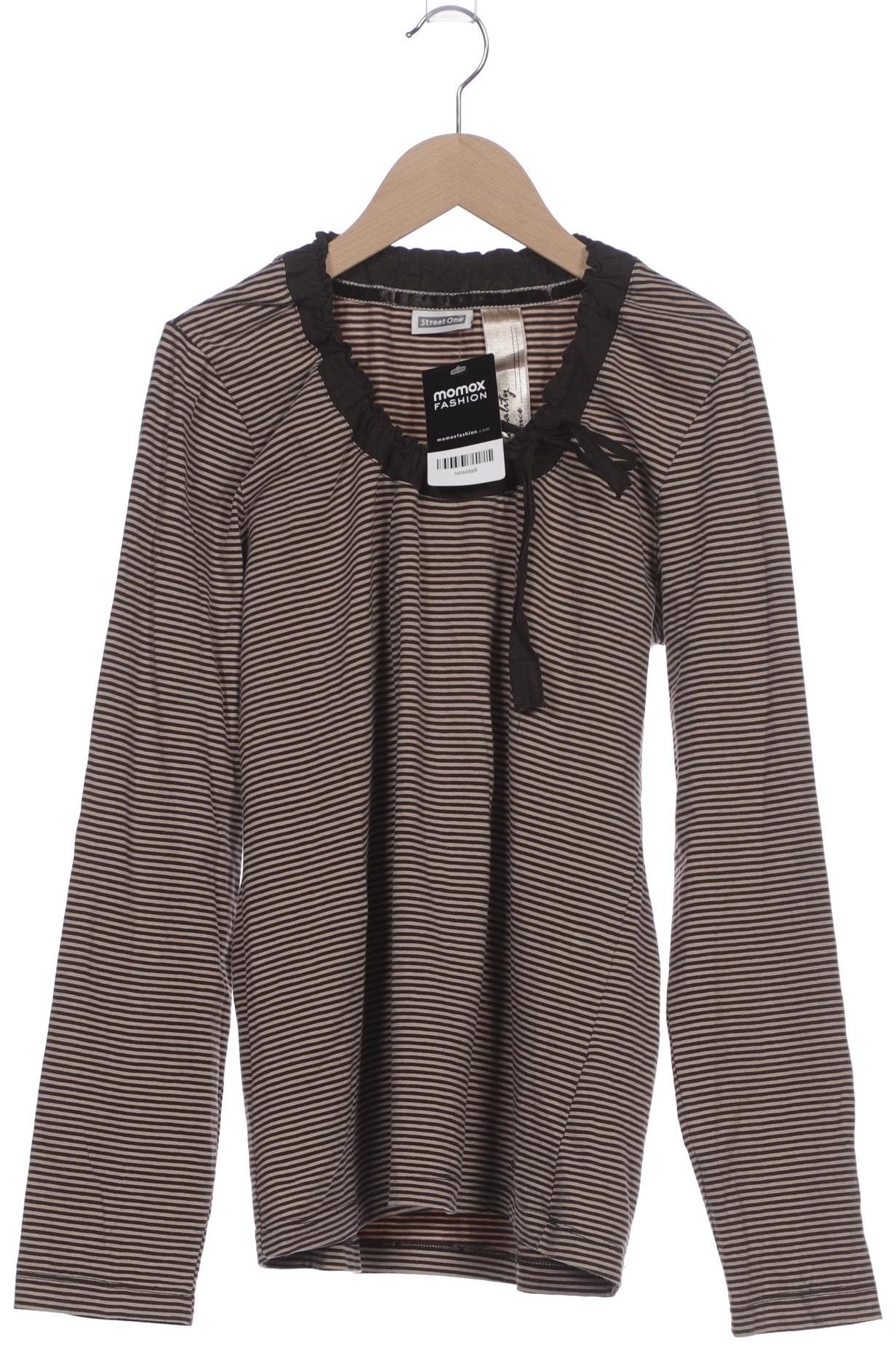 

Street One Damen Langarmshirt, braun, Gr. 44