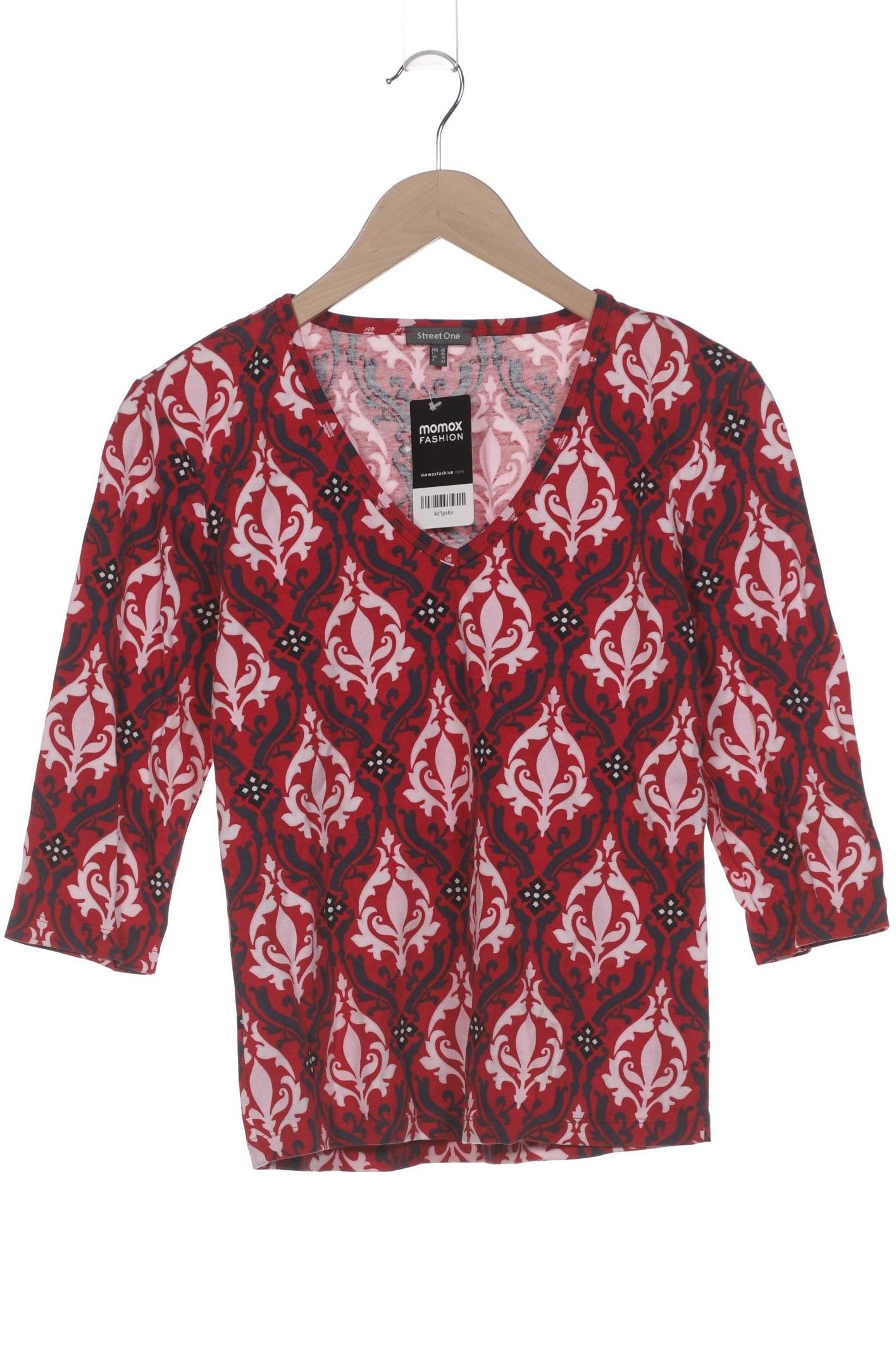 

Street One Damen Langarmshirt, rot, Gr. 42