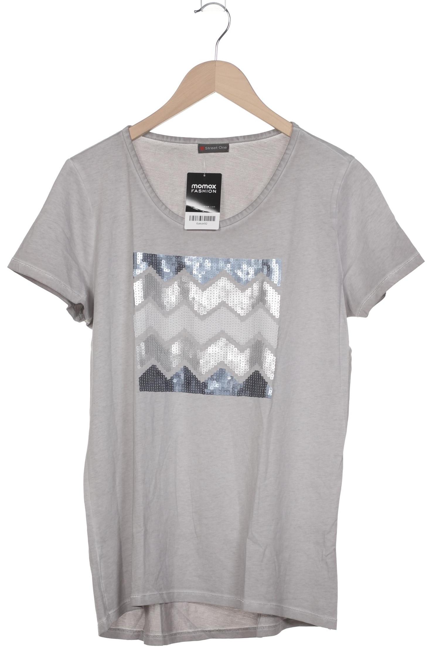 

Street One Damen T-Shirt, grau, Gr. 42