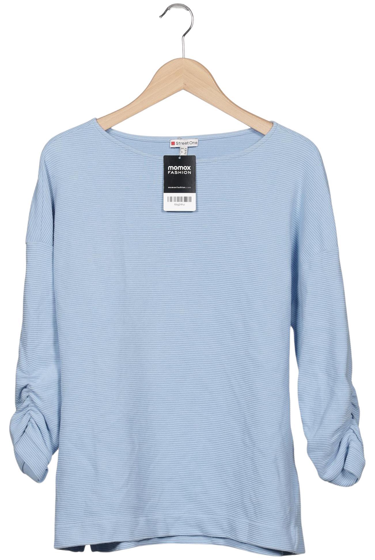 

Street One Damen Langarmshirt, hellblau, Gr. 42