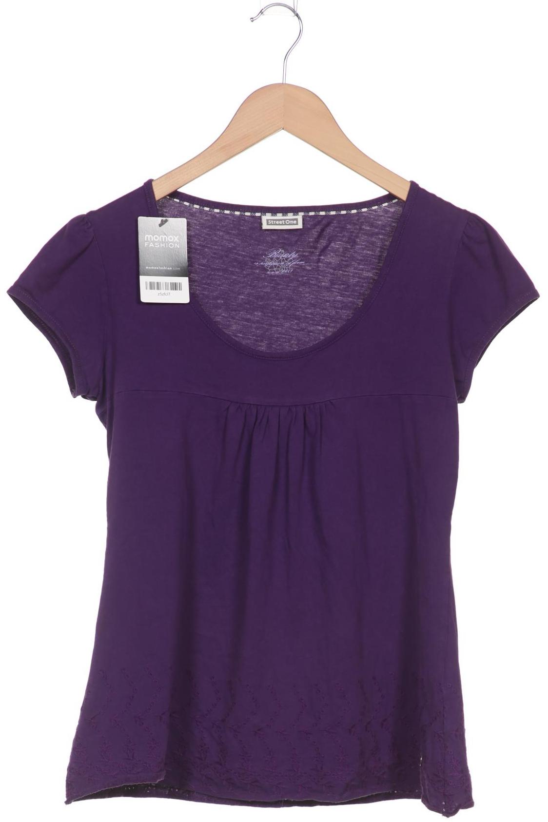 

Street One Damen T-Shirt, flieder, Gr. 40