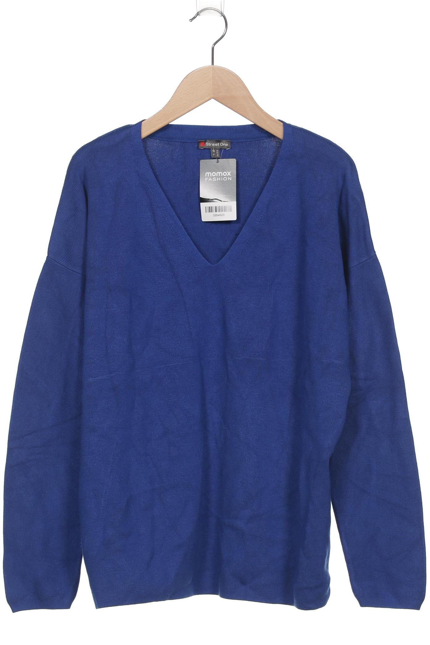 

Street One Damen Pullover, blau, Gr. 42
