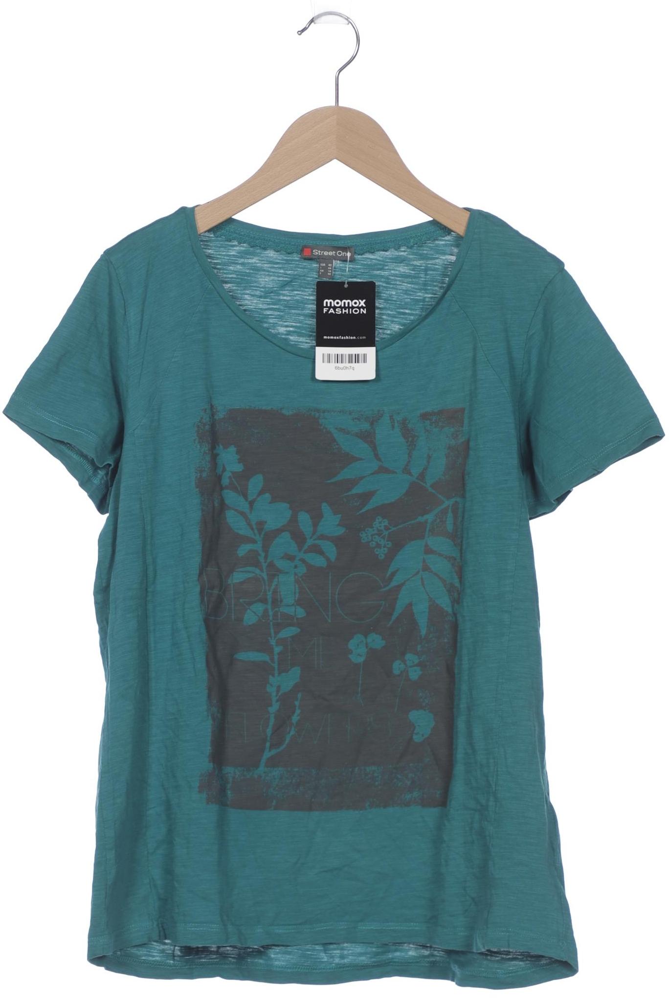 

Street One Damen T-Shirt, türkis, Gr. 40