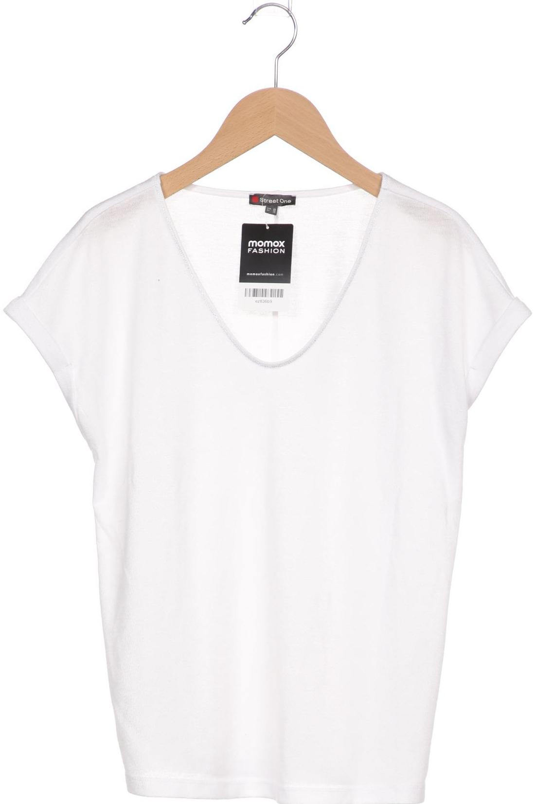 

Street One Damen T-Shirt, weiß, Gr. 36